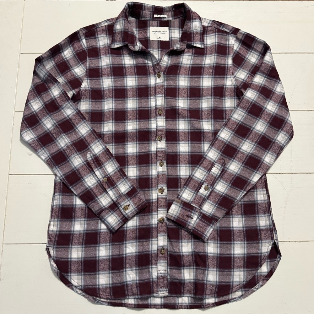 Abercrombie & Fitch The Boyfriend Flannel
